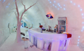 FOTO Hotelul de gheață în apropiere de Republica Moldova