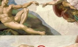 Почему пальцы Бога и Адама не соприкасаются на знаменитой фреске Микеланджело