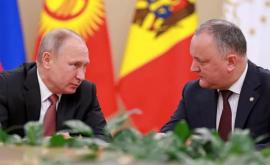 Putin a povestit despre dependența economiei Moldovei