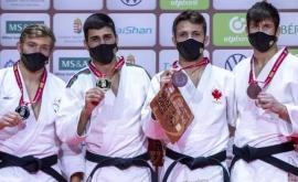 Un judocan moldovean a fost medaliat cu bronz la prestigiosul turneu de la Budapesta