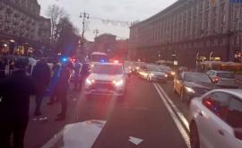 Accident groaznic la Kiev O mașină a intrat în mulțime