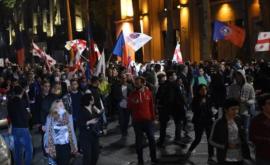 Alegeri parlamentare în Georgia mii de oameni protestează la Tbilisi