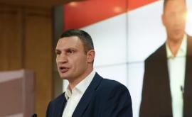 Kliciko a cîștigat alegerile Primarului orașului Kiev în primul tur