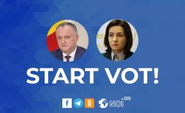 Start vot Moldovenii își aleg astăzi viitorul președinte al țării