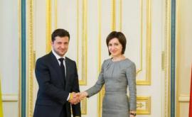 Vladimir Zelensky a felicitato pe Maia Sandu cu victoria în alegerile prezidenţiale
