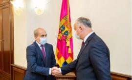 Dodon a avut o intrevedere cu Ambasadorul Republicii Armenia
