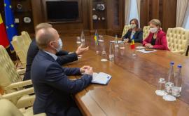 Greceanîi a discutat cu ambasadorul Ucrainei în țara noastră