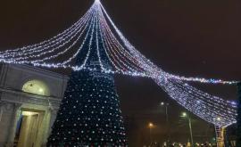 Как выглядят главная новогодняя ёлка страны и украшенный сквер Кафедрального собора