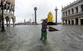 Veneția inundată de o mare de aproape un metru și jumătate