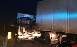 На трассе КаларашОргеев столкнулись два крупнотоннажных грузовика