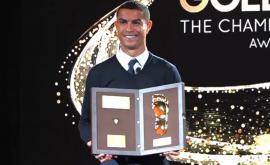 Cristiano Ronaldo a căștigat premiul Golden Foot