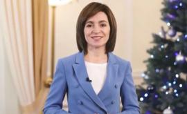 Maia Sandu ia felicitat pe cetățenii care sărbătoresc Crăciunul pe stil nou