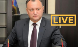 Discursul președintelui Igor Dodon VIDEO