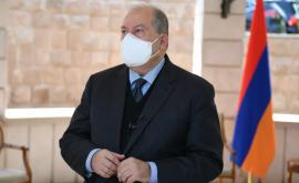 Președintele Armeniei sa infectat cu coronavirus