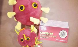 Плюшевый коронавирус игрушка года в Испании 