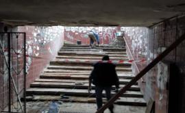 Încă un pasaj subteran din capitală a intrat în reparație