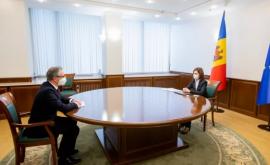 Maia Sandu sa întîlnit cu șeful Misiunii OSCE