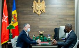 Dodon și Ambasadorul SUA în Moldova sau întîlnit Ce subiecte au discutat