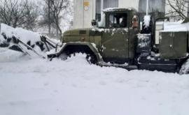 Armata Naţională pregătită să intervină în zonele afectate de ninsori
