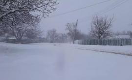 В некоторых населенных пунктах Молдовы толщина снежного покрова достигла 40 см