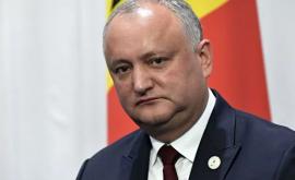 Додон обличил двойные стандарты западных партнёров Молдовы