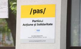 Reacția PAS la acuzațiile PSRM