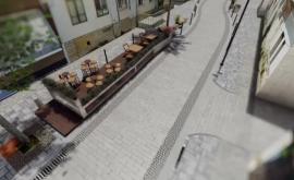 Исторический центр Кишинева преобразуется Театральный переулок станет пешеходным