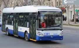 O rută suplimentară de troleibuz va circula pe străzile Chișinăului