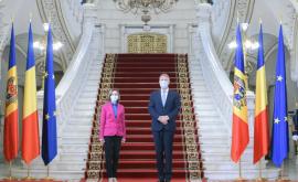 Maia Sandu sa întîlnit astăzi cu președintele României Klaus Iohannis