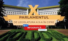 Parlamentul de legislatura a Xa în cifre INFOGRAFIC