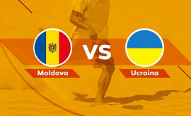 Fotbal pe plajă Moldova Ucraina astăzi de la ora 1200