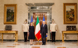 Maia Sandu sa întîlnit cu președintele italian și la invitat în Moldova