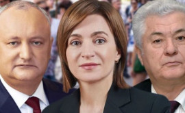 Maia Sandu Igor Dodon și Vladimir Voronin cei mai de top politicieni