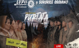 Evenimentul de lansare a videoclipului la compoziția Purtata în interpretarea Lupilor lui Calancea și Surorilor Osoianu