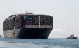 Momentul în care Nava Ever Given care a blocat Canalul Suez pleacă din Egipt după 3 luni