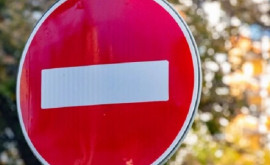Primăria anunță despre suspendarea traficului la intersecția străzilor Creanga AlbaIulia și Constituției