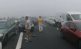 В цепном ДТП в Румынии столкнулись около 50 автомобилей