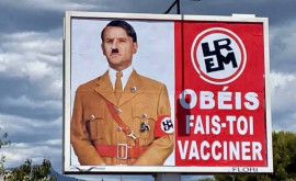 Макрона превратили в Гитлера изза антиковидного режима