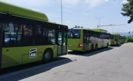 В Кишинёве началось тестирование новых автобусов для пригородов 