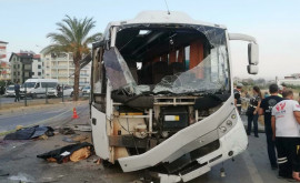 Ca urmare a unui grav accident rutier în Antalya au decedat trei turiști ruși 
