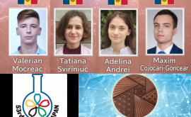  На Международной олимпиаде по химии Молдова завоевала четыре бронзовые медали 