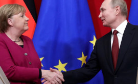 Astăzi Vladimir Putin se va întîlni la Moscova cu Angela Merkel