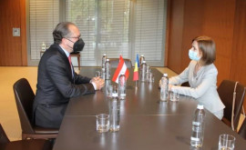 Sandu a avut o întrevedere cu ministrul federal pentru Afaceri Europene și Internaționale al Austriei