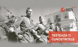 Test 77 de ani de la eliberarea Chișinăului de sub ocupația fascistă