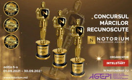 Creșteţi vînzările încrederea și loialitatea clienților participaţi la Concursul Mărcilor Recunoscute Notorium Trademark Awards