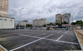 Parcarea publică de pe strada Ismail a fost amenajată