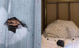 Un meteorit a căzut prin acoperișul casei și a aterizat în pat lîngă o femeie care dormea