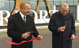 Ильхам Алиев и Эрдоган открыли Международный аэропорт Физули 