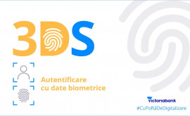Achitări prin autorizare biometrică noi modalități rapide și sigure de confirmare a plăților online disponibile la Victoriabank