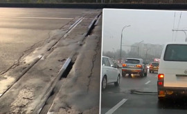 Podul de groază pentru șoferi în Chișinău cînd va fi reparat